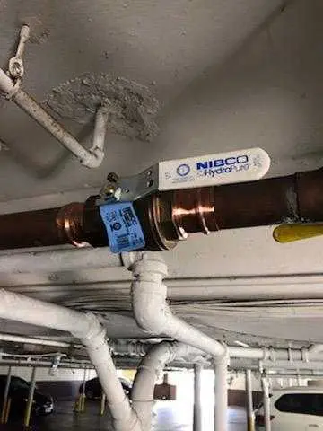 Copper pipe repair and valve work for Backflow Testing in Small Corners